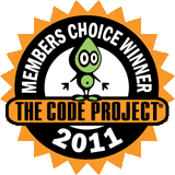 2011 Code Project award