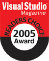 2005 Visual Studio Magazine award