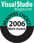 2006 Visual Studio Magazine award